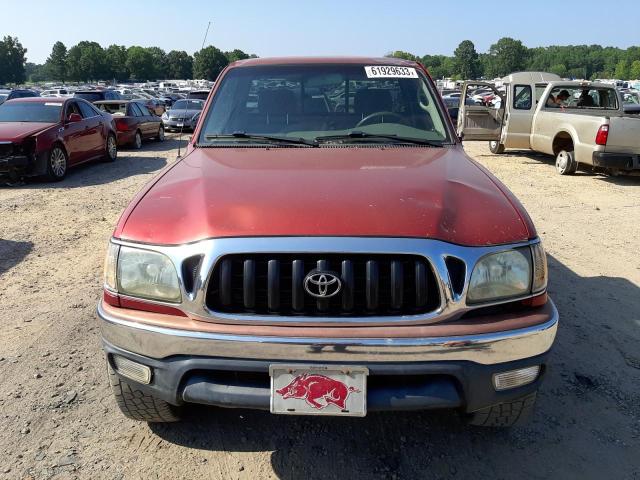 5TENM92N52Z000957 - 2002 TOYOTA TACOMA PRERUNNER RED photo 5