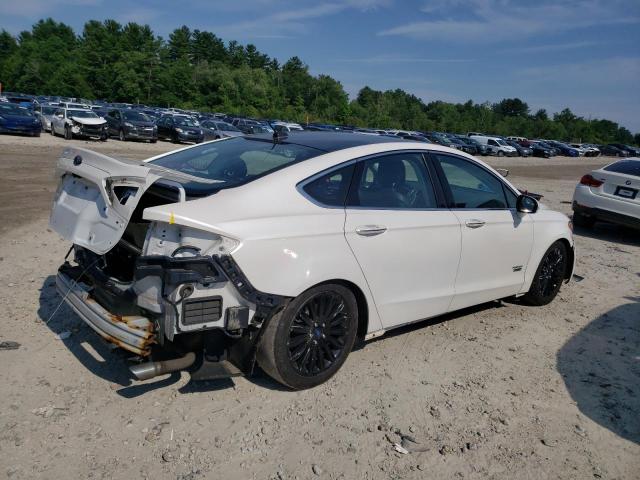 3FA6P0SU4ER288446 - 2014 FORD FUSION TITANIUM PHEV WHITE photo 3