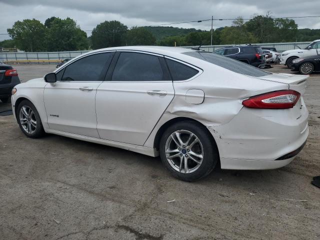 3FA6P0RU4GR364756 - 2016 FORD FUSION TITANIUM HEV WHITE photo 2