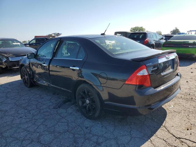 3FAHP0JA4CR331633 - 2012 FORD FUSION SEL BLACK photo 2