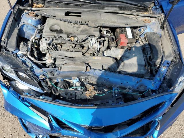 4T1B11HK3KU197111 - 2019 TOYOTA CAMRY L BLUE photo 11