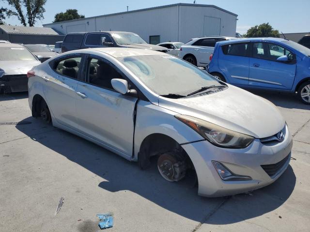 5NPDH4AE7FH602921 - 2015 HYUNDAI ELANTRA SE SILVER photo 4