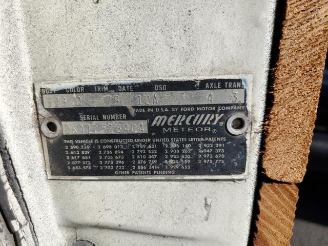 2K41L516404 - 1962 MERCURY METEOR GRAY photo 12