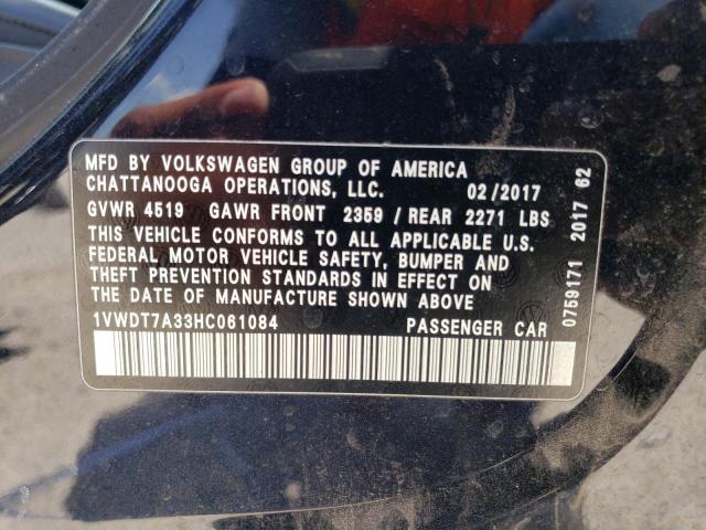 1VWDT7A33HC061084 - 2017 VOLKSWAGEN PASSAT R-LINE Qara foto 12