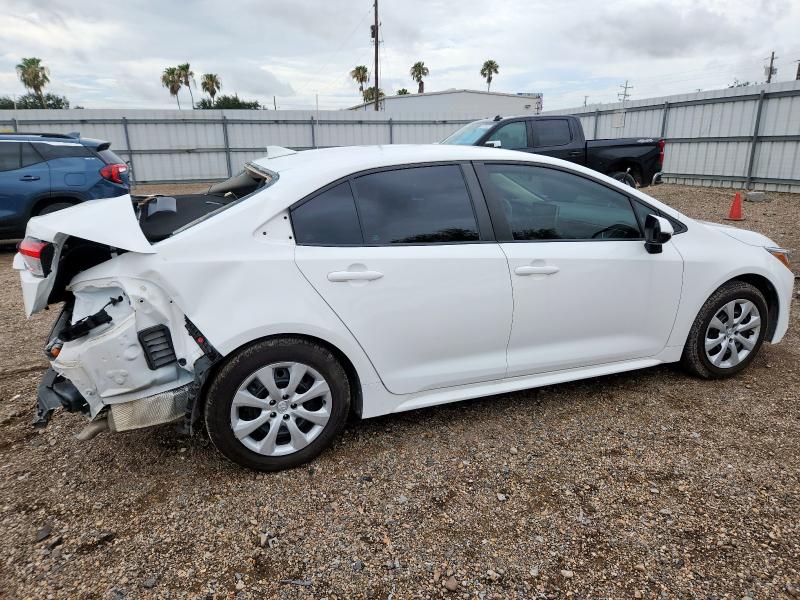 5YFEPMAE5MP262949 - 2021 TOYOTA COROLLA LE თეთრი ფოტო 3