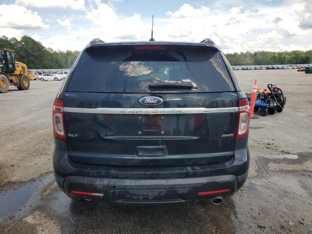 1FM5K8D8XEGB56698 - 2014 FORD EXPLORER XLT BLACK photo 6