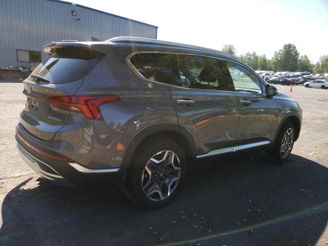 KM8S3DA16MU003400 - 2021 HYUNDAI SANTA FE SEL PREMIUM GRAY photo 3