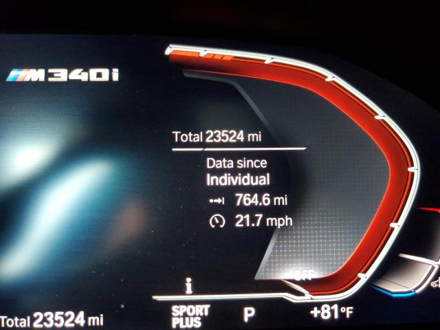 WBA5U9C05LA383388 - 2020 BMW M340XI BLUE photo 9