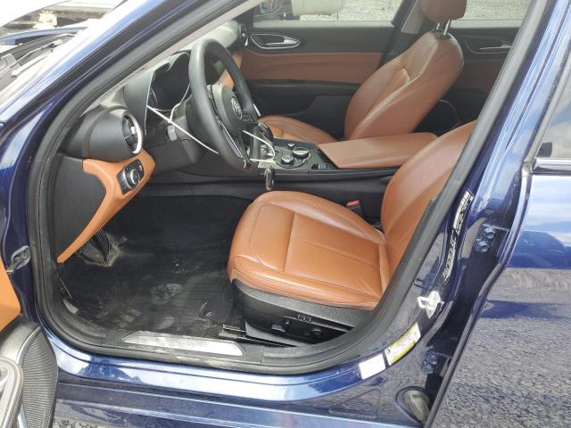 ZARFAEDN8J7583555 - 2018 ALFA ROMEO GIULIA Q4 蓝色 照片 7