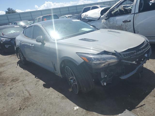 KNAE45LC2N6119750 - 2022 KIA STINGER GT1 GRAY photo 4