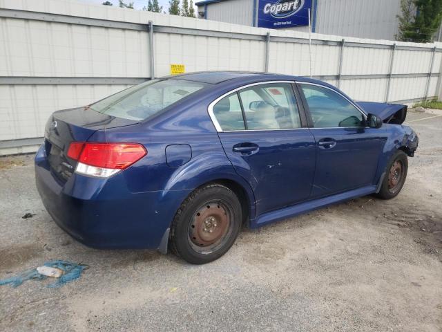 4S3BMBA65B3263100 - 2011 SUBARU LEGACY 2.5I BLUE photo 3