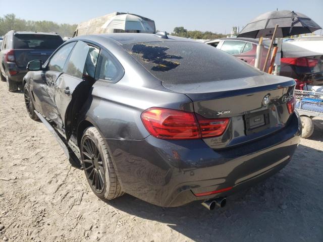 WBA4F9C50HG439680 - 2017 BMW 430XI GRAN COUPE GRAY photo 3