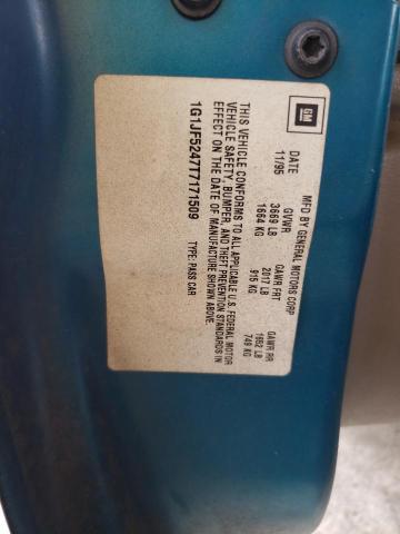 1G1JF5247T7171509 - 1996 CHEVROLET CAVALIER LS 黑色 照片 12