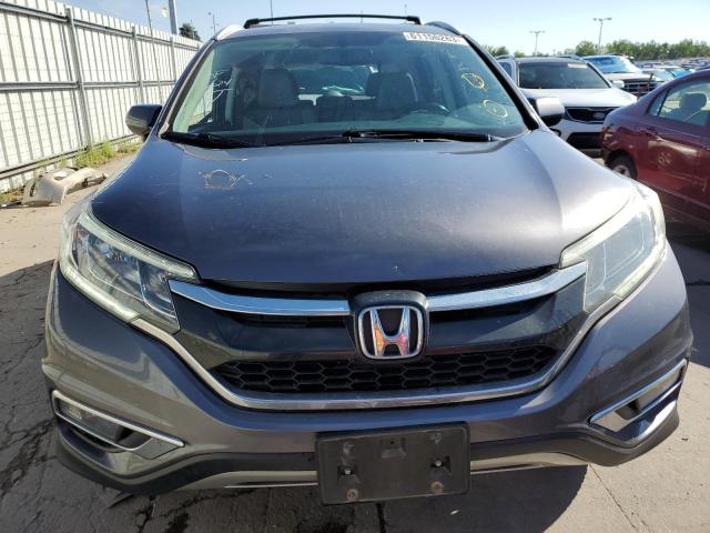 5J6RM4H74GL060967 - 2016 HONDA CR-V EXL CHARCOAL photo 5