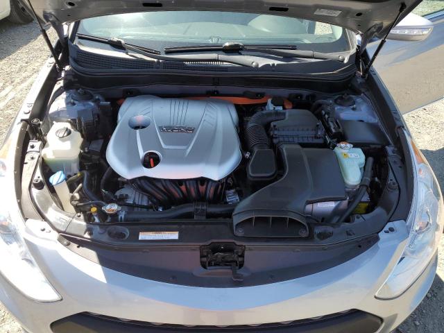 KMHEC4A40FA134849 - 2015 HYUNDAI SONATA HYBRID SILVER photo 11