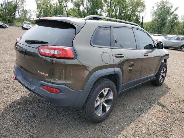1C4PJMBS8EW294561 - 2014 JEEP CHEROKEE TRAILHAWK 绿色 照片 3