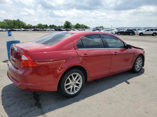 3FAHP0JA5AR116713 - 2010 FORD FUSION SEL RED photo 3