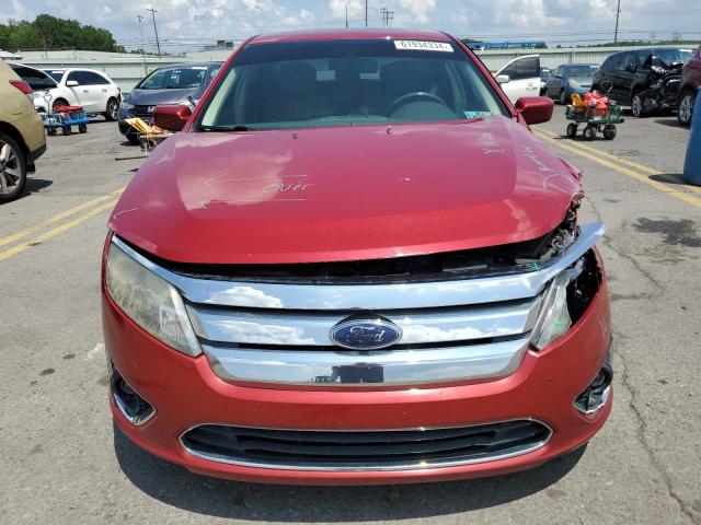 3FAHP0JA5AR116713 - 2010 FORD FUSION SEL RED photo 5