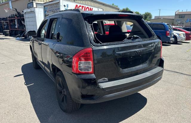 1C4NJCBB3CD642227 - 2012 JEEP COMPASS SPORT BLACK photo 3