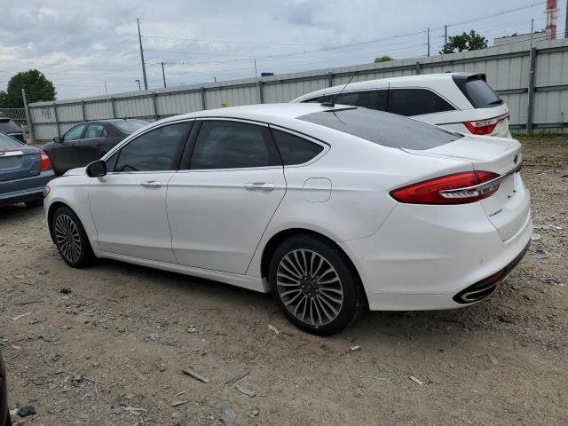 3FA6P0T96HR376218 - 2017 FORD FUSION SE WHITE photo 2