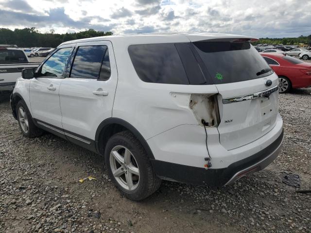 1FM5K8D86GGC82074 - 2016 FORD EXPLORER XLT WHITE photo 2