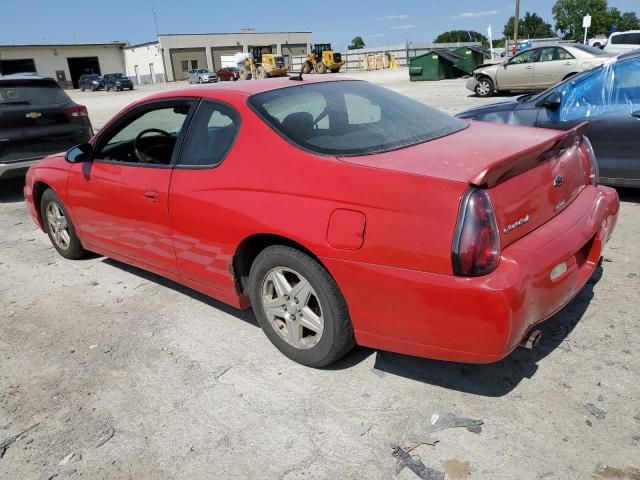 2G1WX12K359225593 - 2005 CHEVROLET MONTE CARL LT RED photo 2