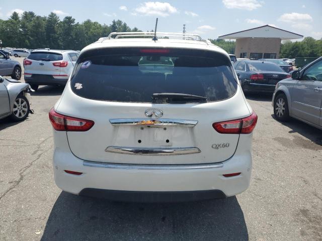 5N1AL0MM3FC540633 - 2015 INFINITI QX60 WHITE photo 6