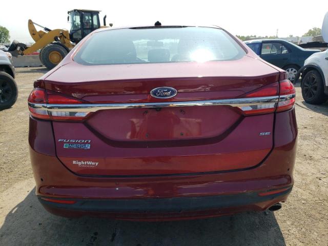 3FA6P0PU7HR268480 - 2017 FORD FUSION SE PHEV RED photo 6