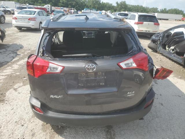 JTMRFREV6ED090172 - 2014 TOYOTA RAV4 XLE GRAY photo 6