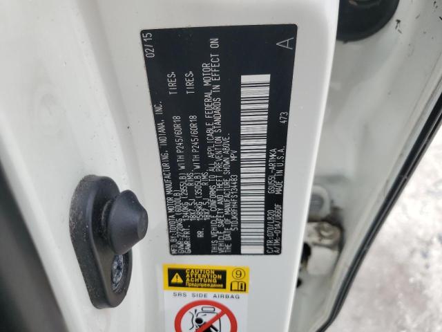 5TDJKRFH4FS134483 - 2015 TOYOTA HIGHLANDER XLE Ağ foto 12