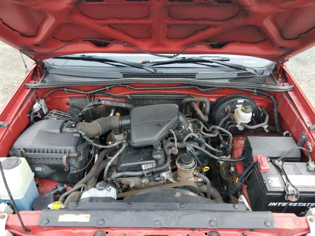 5TETX22N09Z657570 - 2009 TOYOTA TACOMA ACCESS CAB წითელი ფოტო 11