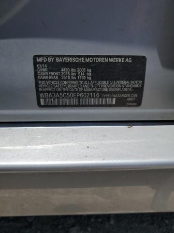 WBA3A5C50EP602116 - 2014 BMW 3 SERIES I 银色 照片 12