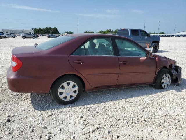 4T1BE32K44U322208 - 2004 TOYOTA CAMRY LE RED photo 3