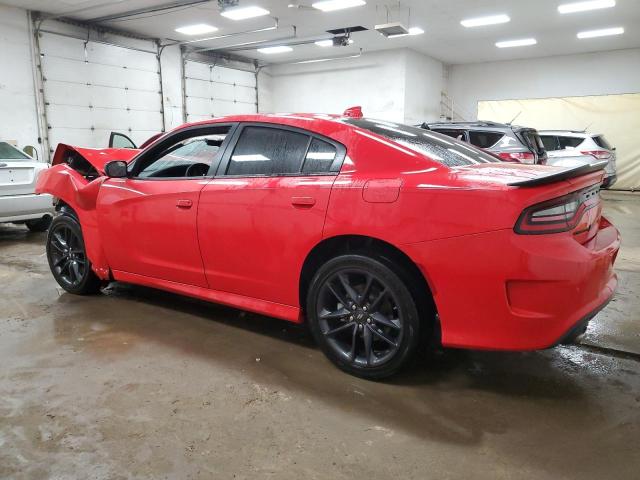 2C3CDXMG2NH270579 - 2022 DODGE CHARGER GT RED photo 2