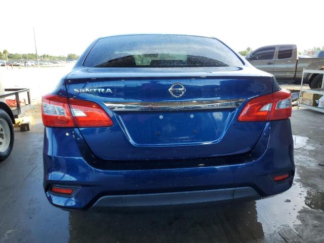 3N1AB7AP8HY250061 - 2017 NISSAN SENTRA S BLUE photo 6