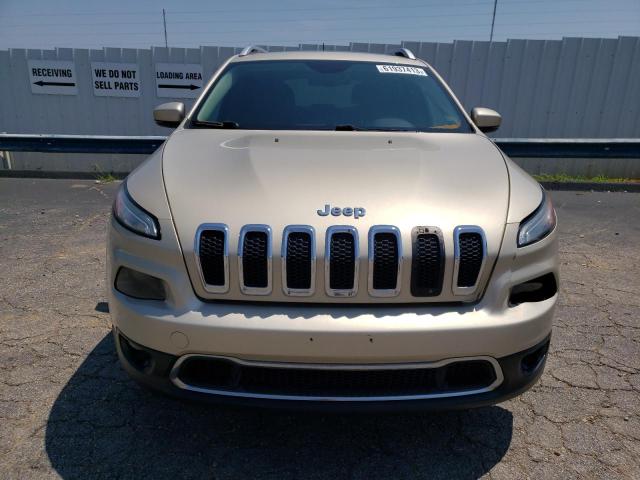 1C4PJLDS4FW535475 - 2015 JEEP CHEROKEE LIMITED TAN photo 5