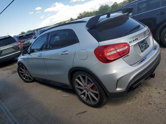 WDDTG5CB2FJ029107 - 2015 MERCEDES-BENZ GLA 45 AMG SILVER photo 2