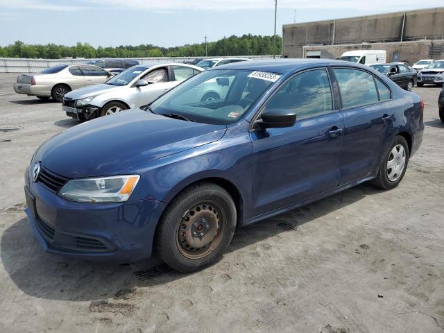 3VW2K7AJ1EM352704 - 2014 VOLKSWAGEN JETTA BASE 蓝色 照片 1