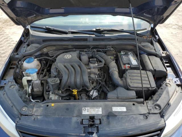 3VW2K7AJ1EM352704 - 2014 VOLKSWAGEN JETTA BASE 蓝色 照片 11