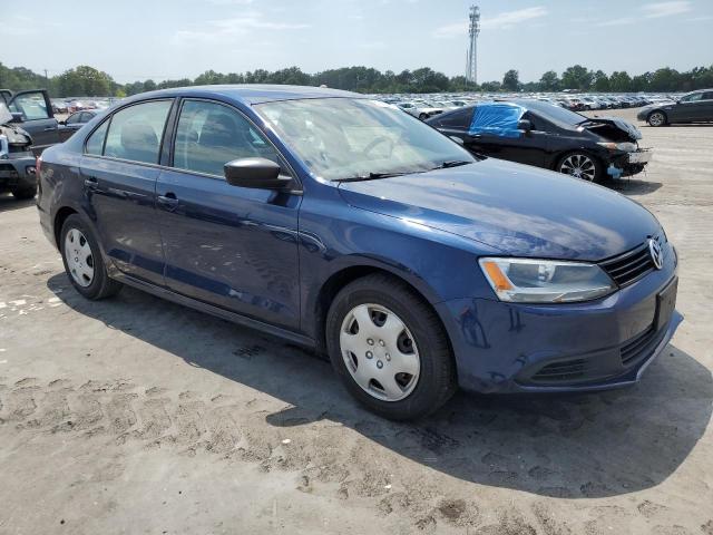 3VW2K7AJ1EM352704 - 2014 VOLKSWAGEN JETTA BASE 蓝色 照片 4