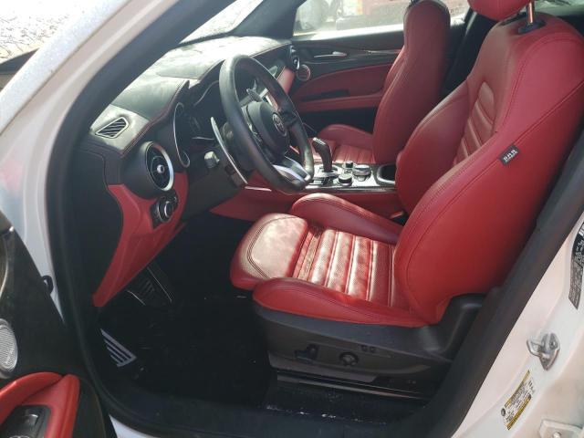 ZASPAKBN1M7D14972 - 2021 ALFA ROMEO STELVIO TI WHITE photo 7