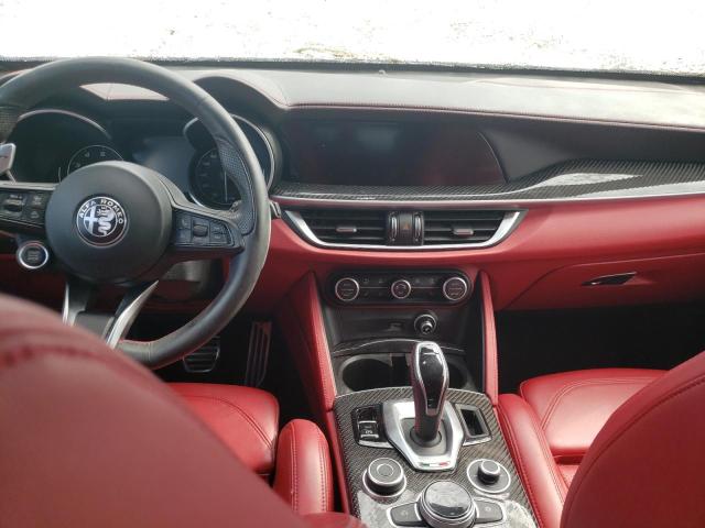 ZASPAKBN1M7D14972 - 2021 ALFA ROMEO STELVIO TI WHITE photo 8