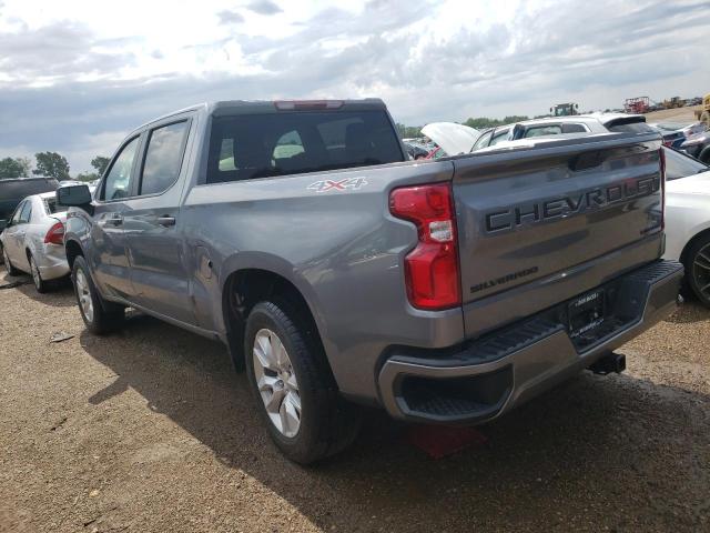 1GCPYBEK4MZ345255 - 2021 CHEVROLET SILVERADO K1500 CUSTOM GRAY photo 2