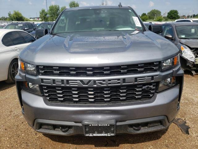 1GCPYBEK4MZ345255 - 2021 CHEVROLET SILVERADO K1500 CUSTOM GRAY photo 5