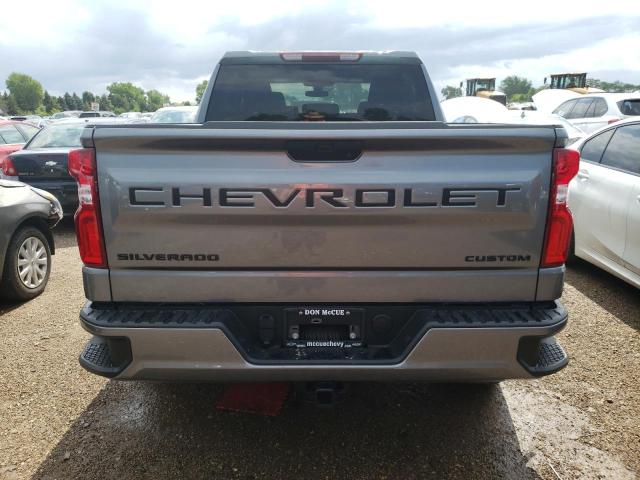 1GCPYBEK4MZ345255 - 2021 CHEVROLET SILVERADO K1500 CUSTOM GRAY photo 6