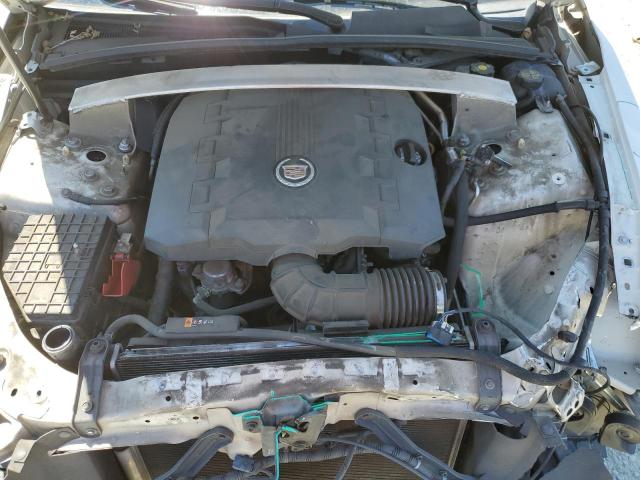 1G6DA5E5XC0139401 - 2012 CADILLAC CTS WHITE photo 11