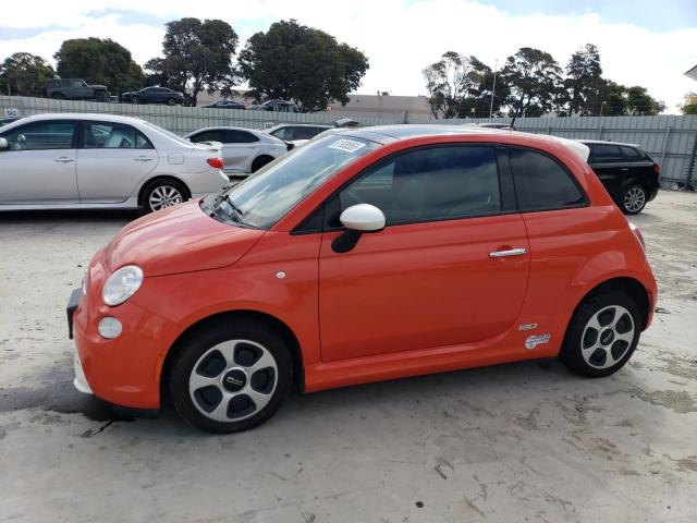 3C3CFFGE4DT751048 - 2013 FIAT 500 ELECTRIC ORANGE photo 1