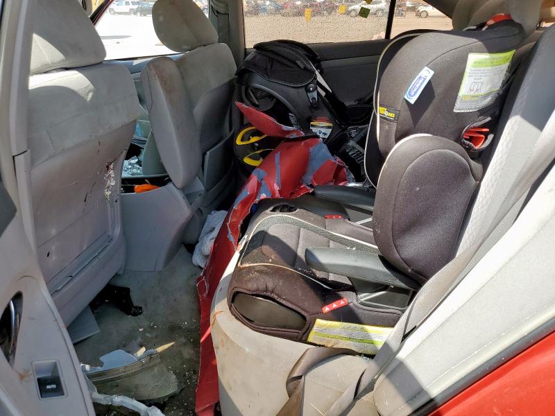 4T1BF3EK7AU514128 - 2010 TOYOTA CAMRY BASE RED photo 10