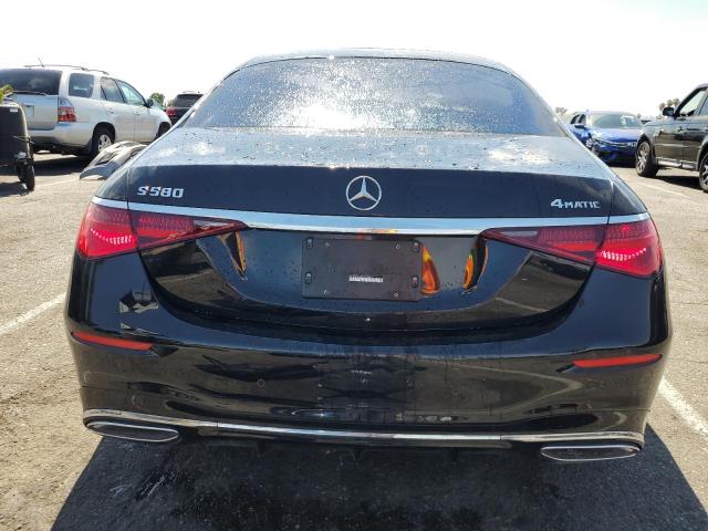 W1K6G7GBXNA128887 - 2022 MERCEDES-BENZ S 580 4MATIC BLACK photo 6