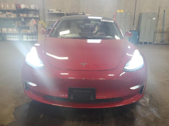 5YJ3E1EB8JF097465 - 2018 TESLA MODEL 3 RED photo 5